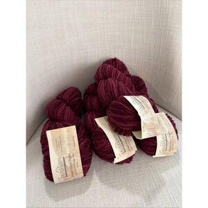 4 Skeins Hanks Cascade Jewel Hand Dyed 100% Peruvian Highland Wool Magenta 9890
